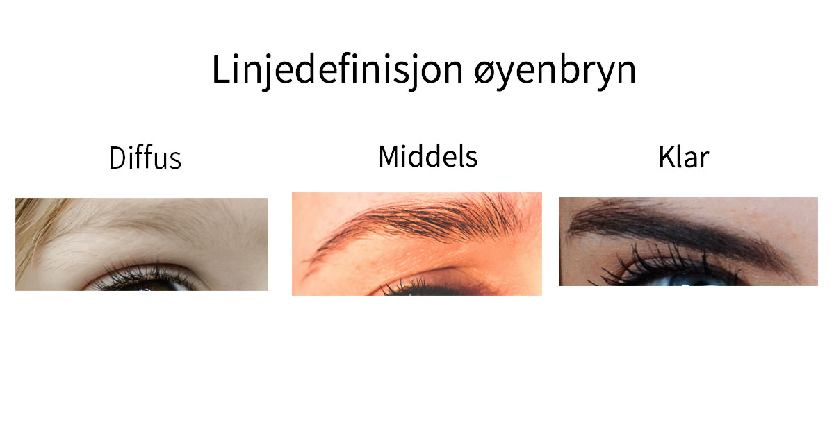 Linjedefinisjon øyenbryn 2