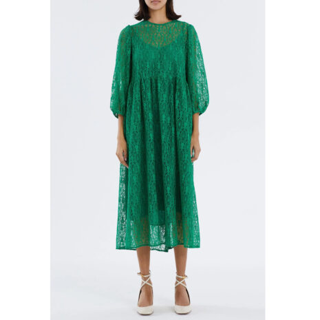 grønn kjole fra lollys laundry