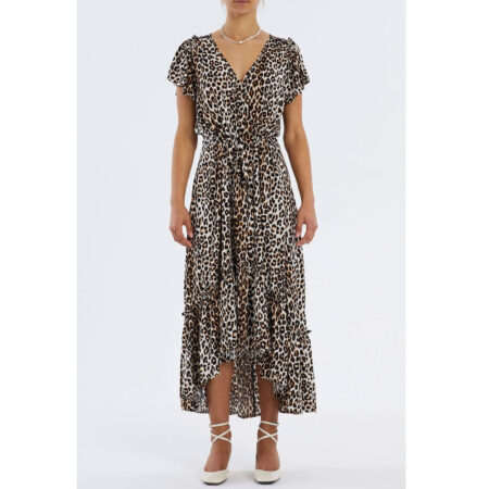 lang leopard kjole fra lollys laundry